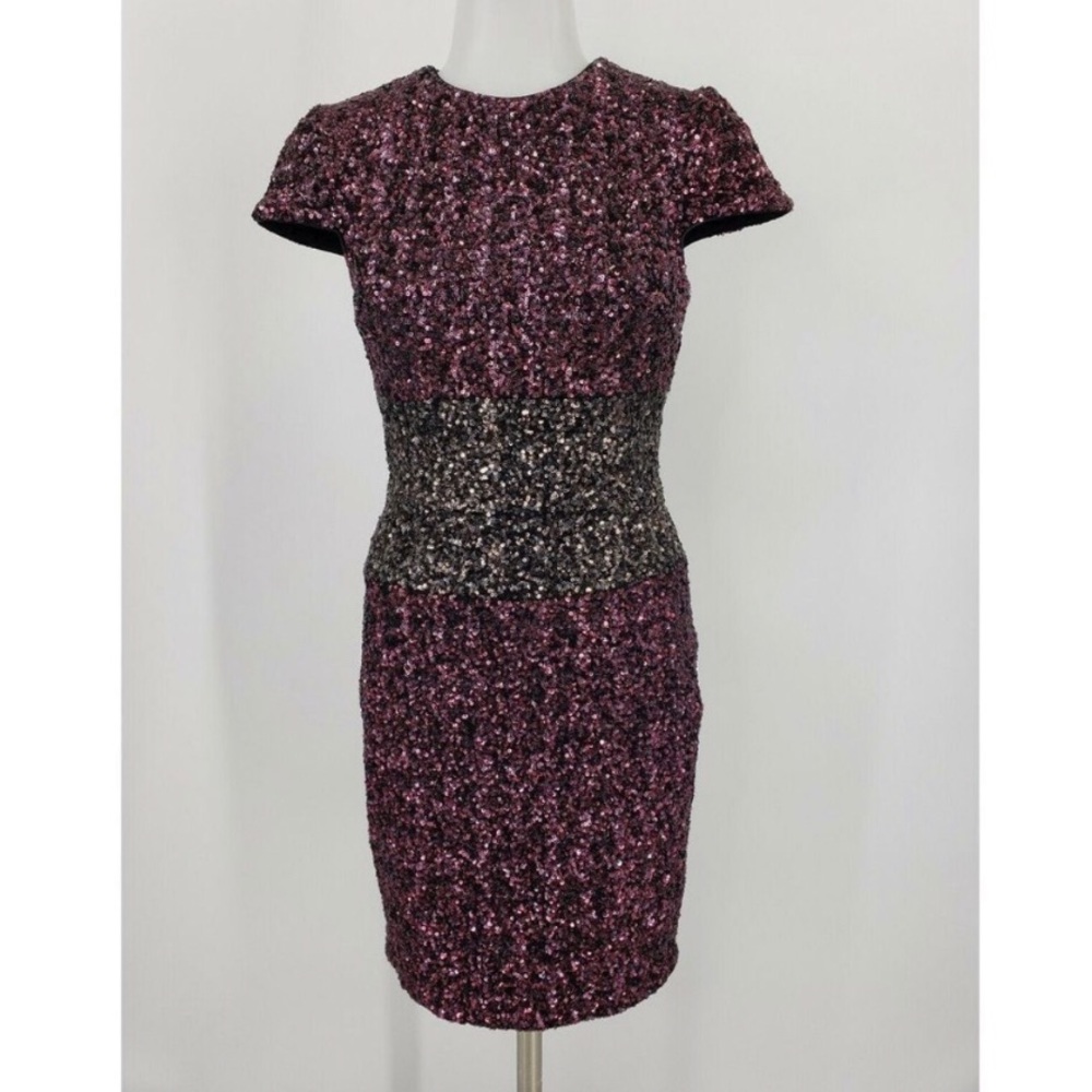 Plum Sequin Dress